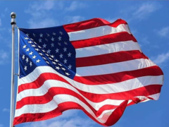 polyester outdoor US flags for sale